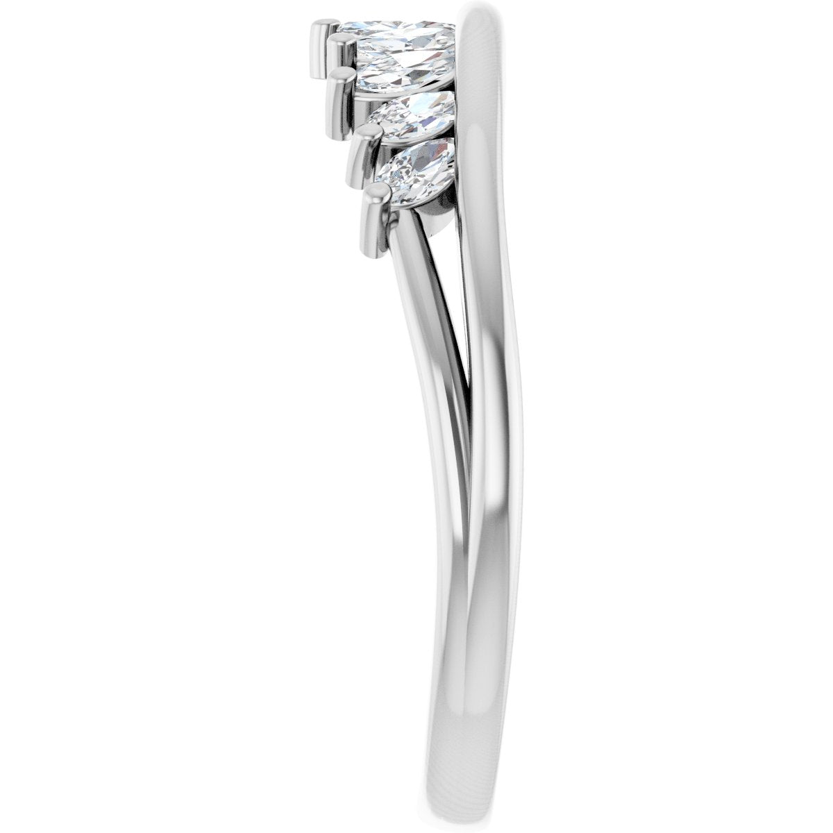 Accented Engagement Ring or Band