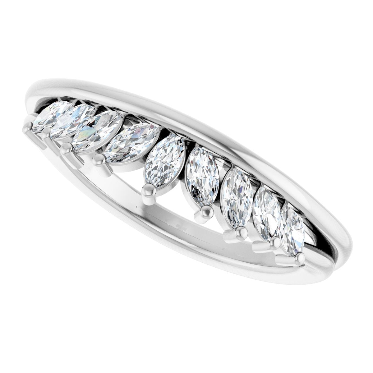 Accented Engagement Ring or Band