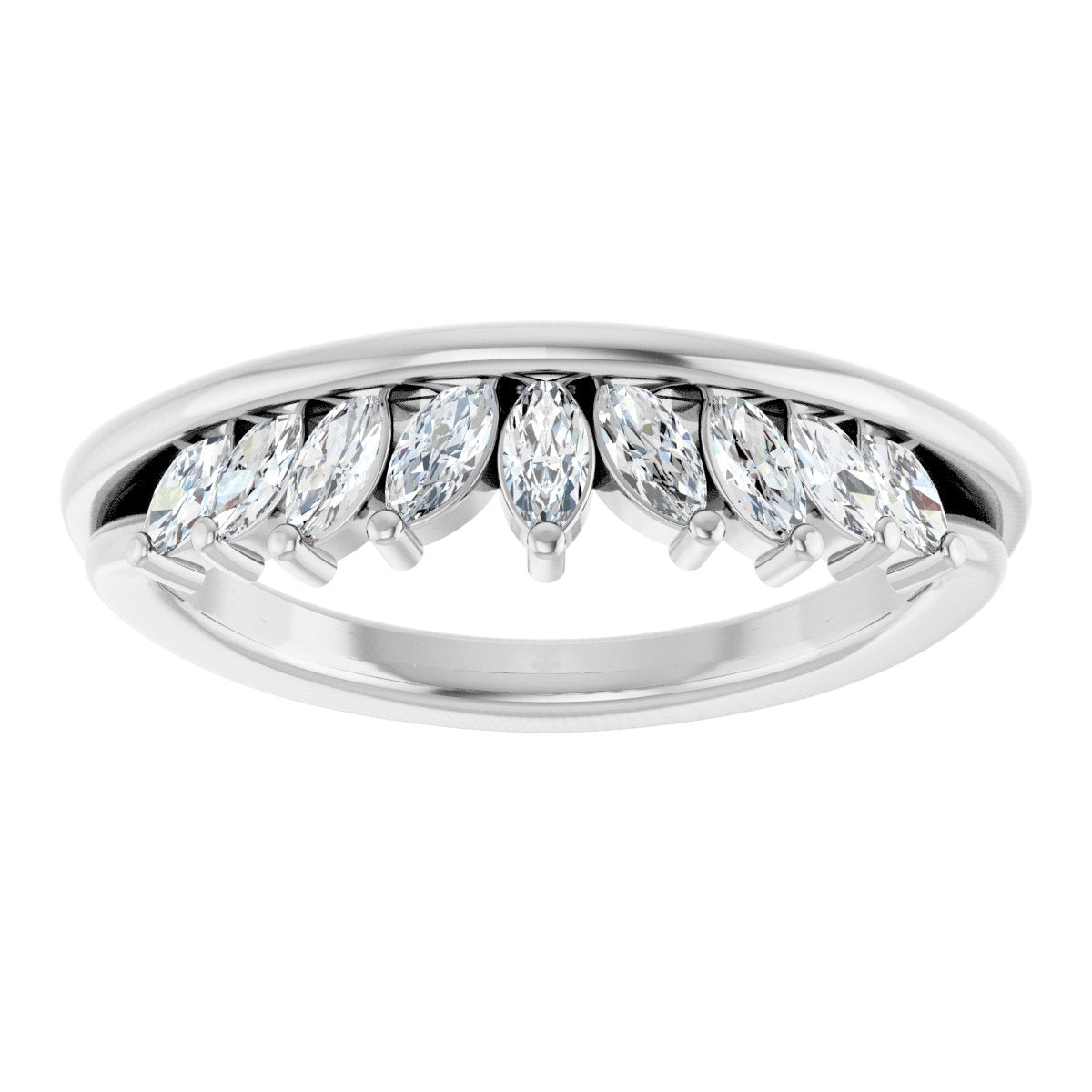 Accented Engagement Ring or Band