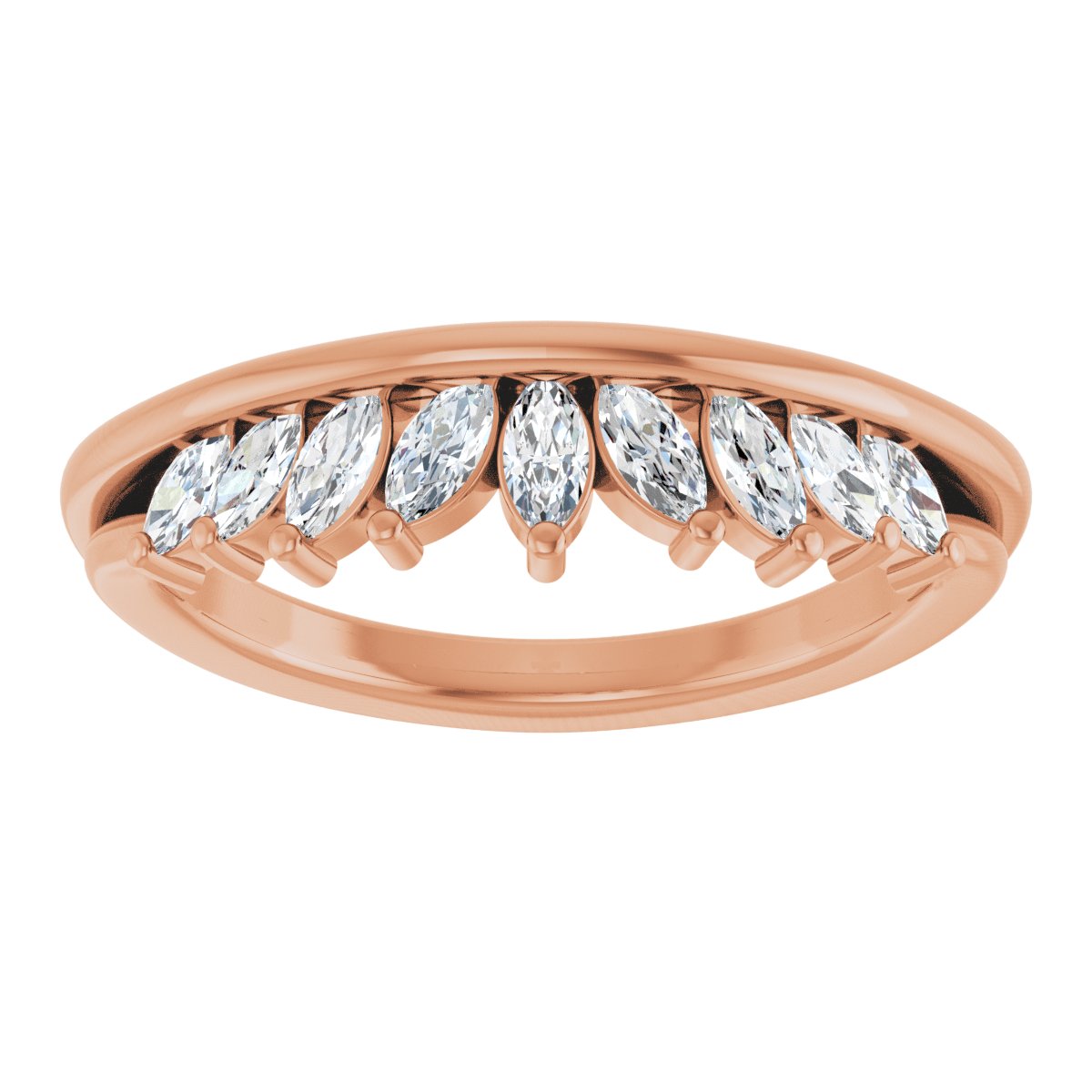 Accented Engagement Ring or Band