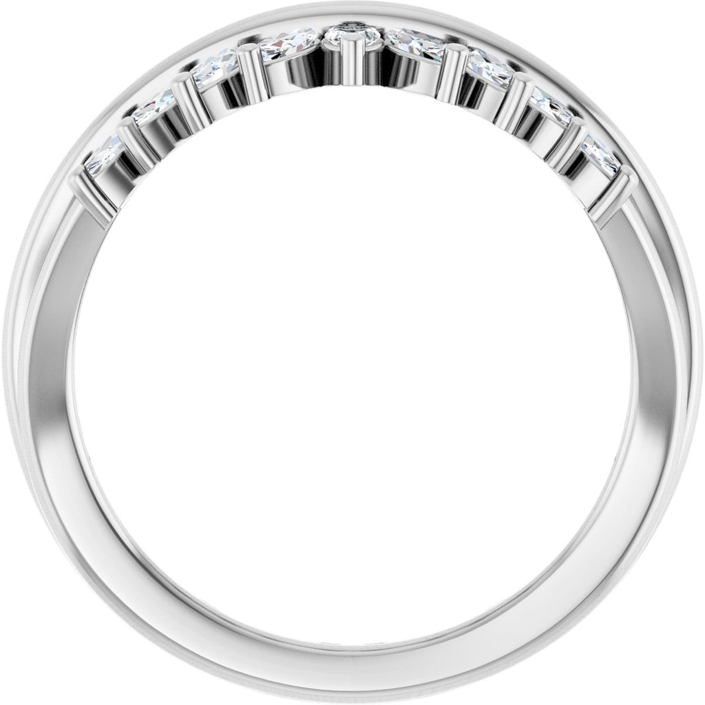Accented Engagement Ring or Band
