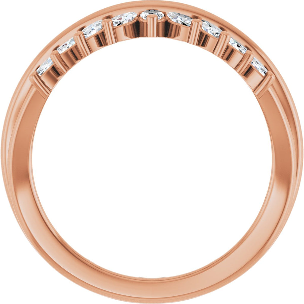 Accented Engagement Ring or Band