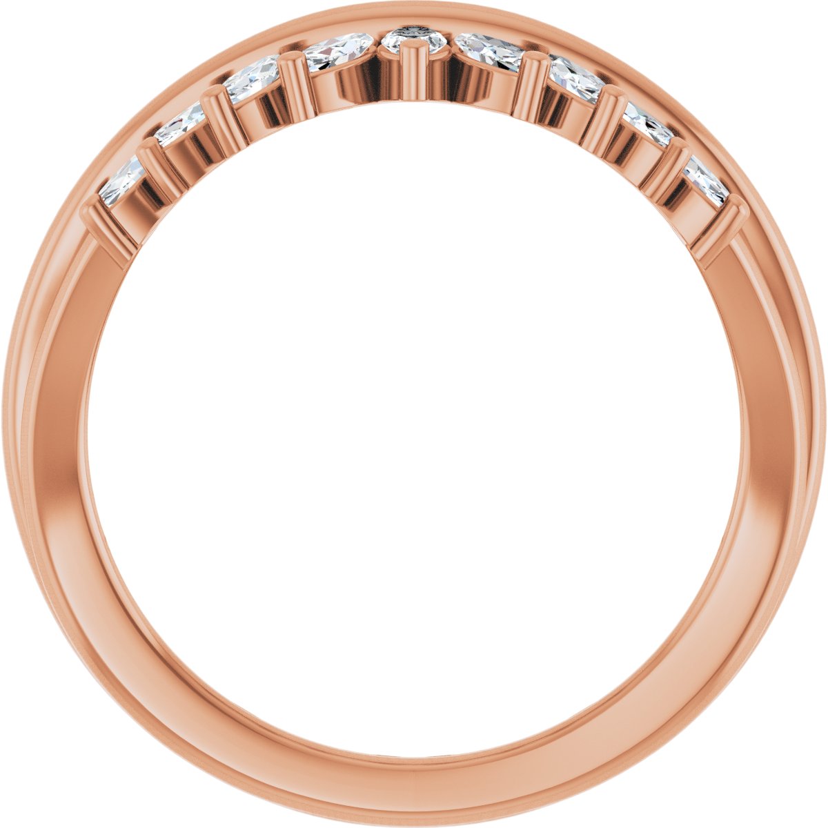 Accented Engagement Ring or Band