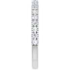 Claw-Prong Hidden Halo-Style Engagement Ring or Band