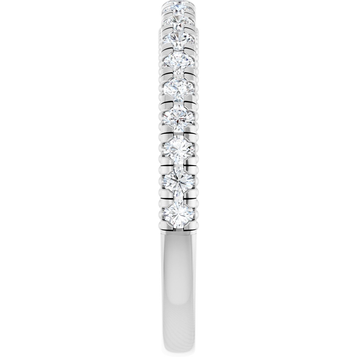 Claw-Prong Hidden Halo-Style Engagement Ring or Band