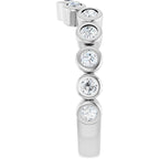 Bezel-Set Accented Engagement Ring or Band
