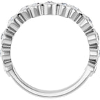 Bezel-Set Accented Engagement Ring or Band