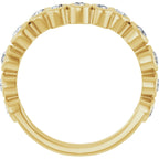 Bezel-Set Accented Engagement Ring or Band