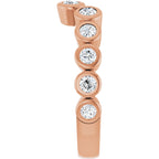 Bezel-Set Accented Engagement Ring or Band