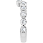 Bezel-Set Accented Engagement Ring or Band