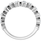 Bezel-Set Accented Engagement Ring or Band