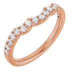 Double Claw-Prong Three-Stone Engagement Ring or Band