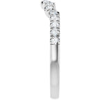 Double Claw-Prong Three-Stone Engagement Ring or Band