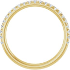 Accented Engagement Ring or Band