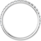 Accented Engagement Ring or Band
