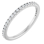Accented Engagement Ring or Band