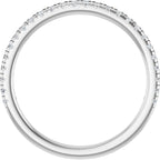 Accented Engagement Ring or Band