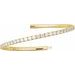 Fully Accented Flexible Bangle Bracelet