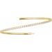 Fully Accented Flexible Bangle Bracelet