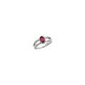 Bezel-Set Negative Space Ring