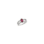 Bezel-Set Negative Space Ring