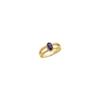 Bezel-Set Negative Space Ring