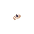 Bezel-Set Negative Space Ring