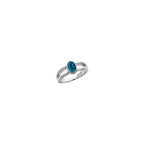 Bezel-Set Negative Space Ring