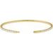 Fully Accented Flexible Bangle Bracelet