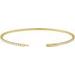 Fully Accented Flexible Bangle Bracelet