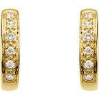 Accented Hoop Earrings