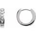 Accented Hoop Earrings