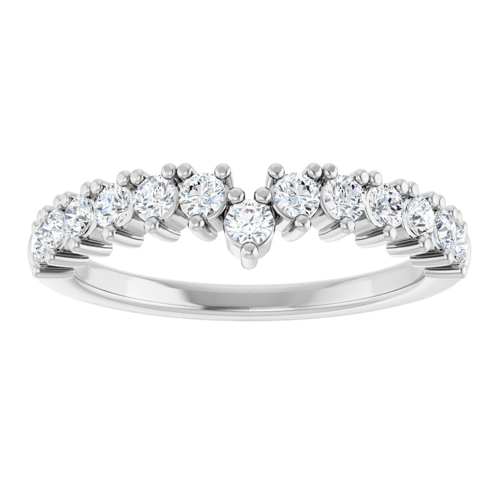 Accented Double-Row Engagement Ring or Band
