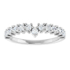 Accented Double-Row Engagement Ring or Band
