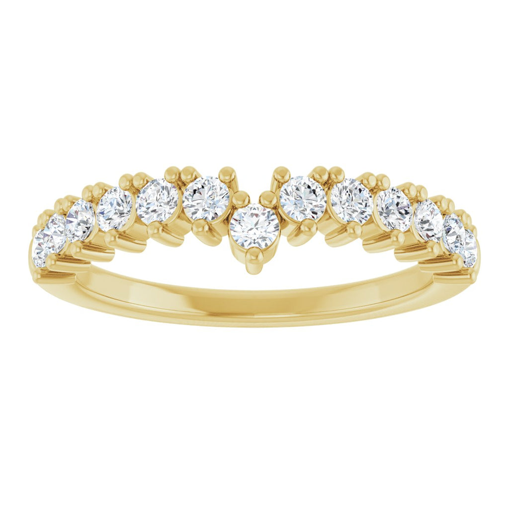 Accented Double-Row Engagement Ring or Band