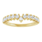 Accented Double-Row Engagement Ring or Band