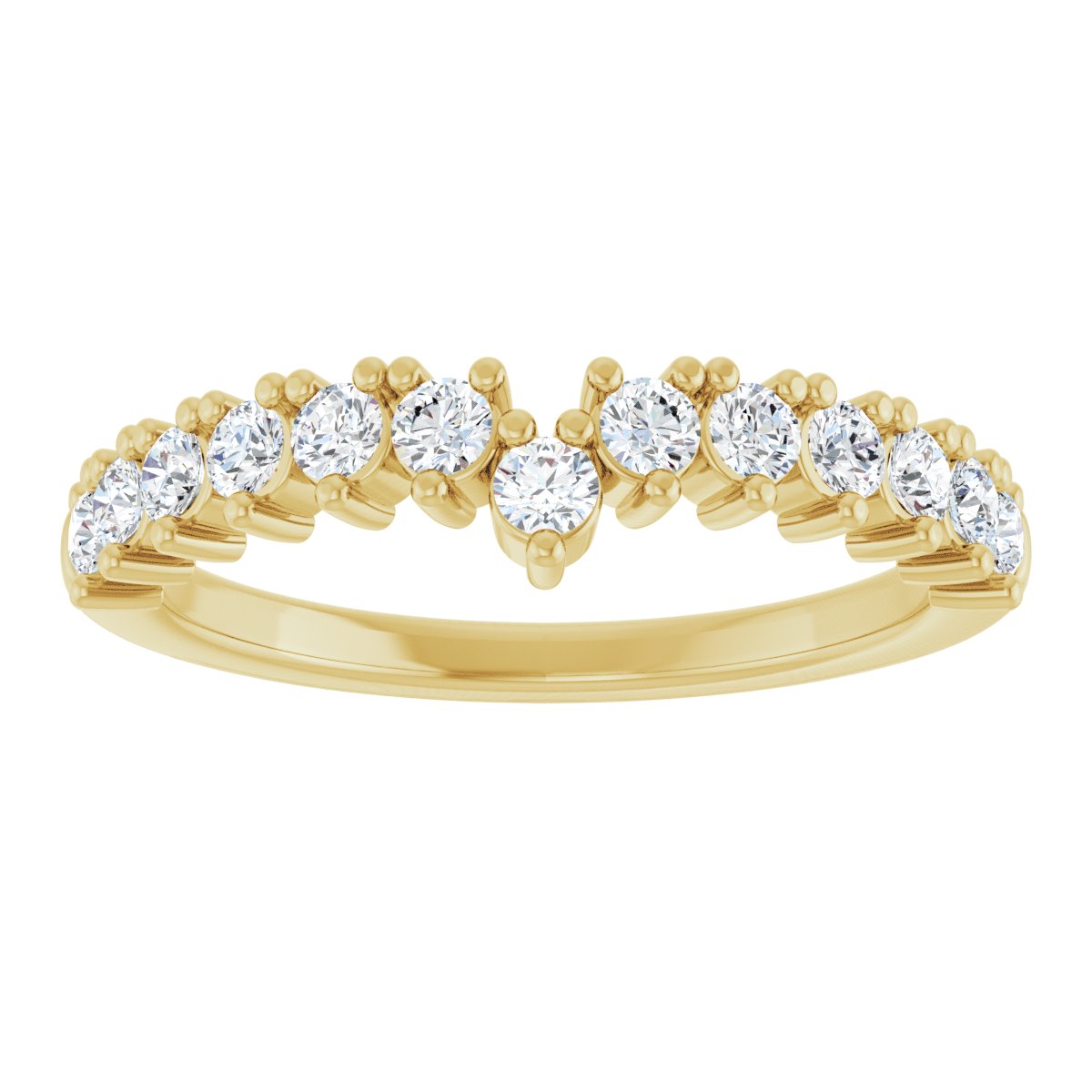 Accented Double-Row Engagement Ring or Band