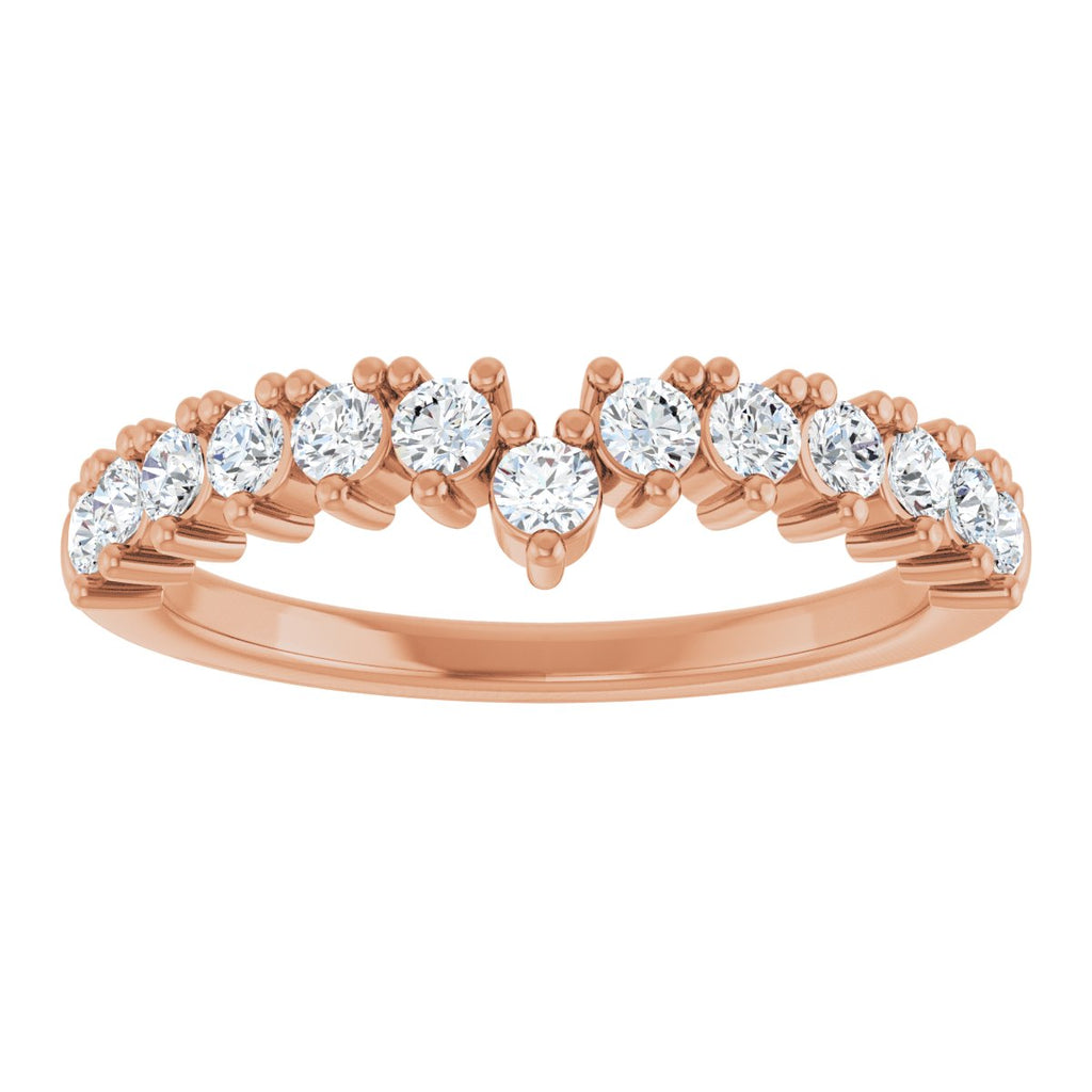Accented Double-Row Engagement Ring or Band