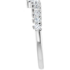 Accented Double-Row Engagement Ring or Band
