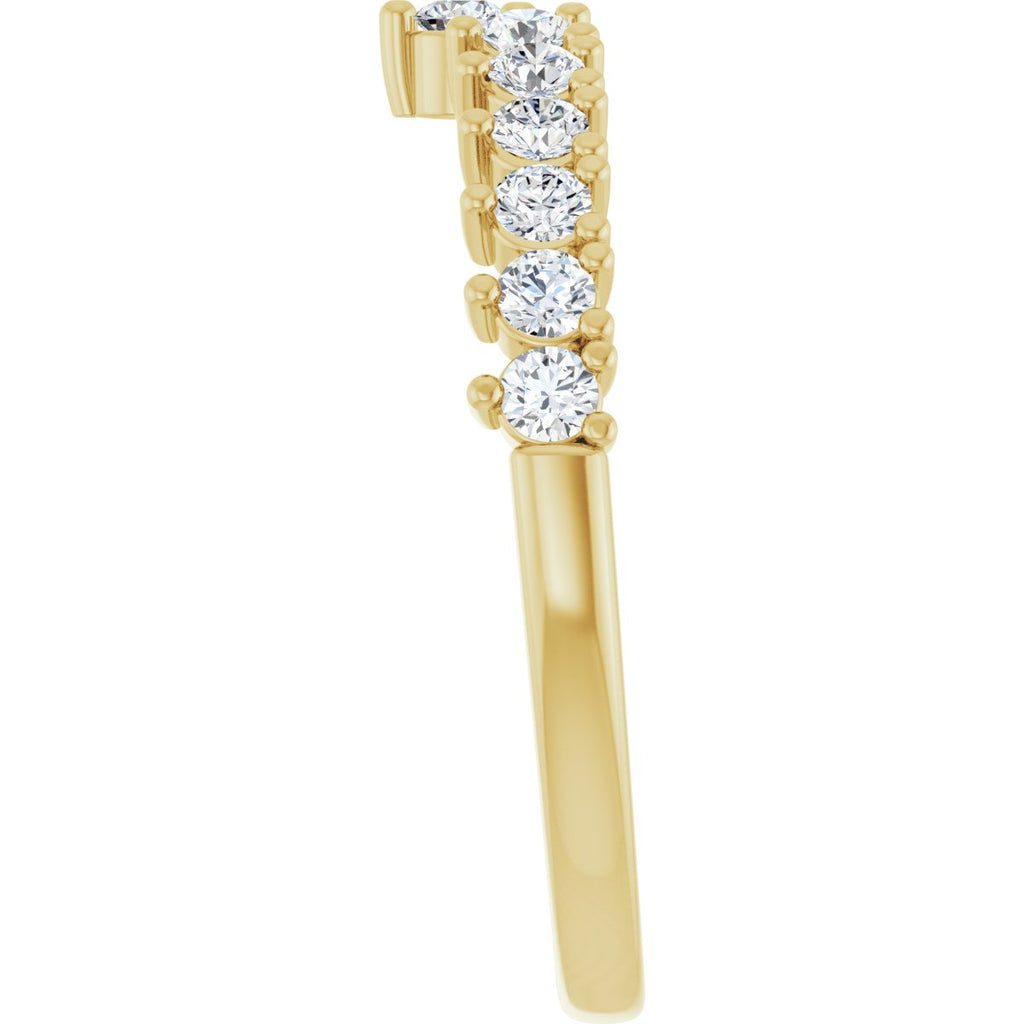 Accented Double-Row Engagement Ring or Band