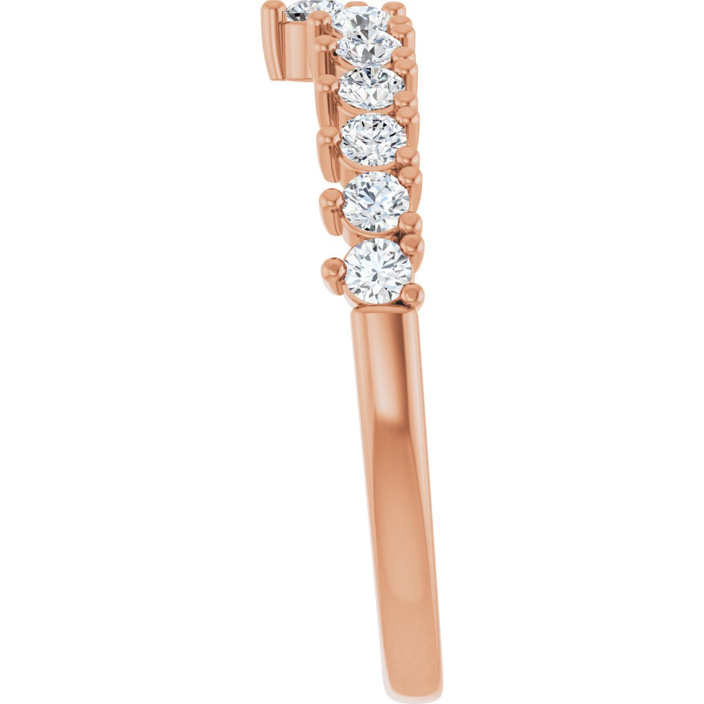 Accented Double-Row Engagement Ring or Band