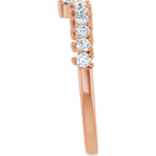 Accented Double-Row Engagement Ring or Band