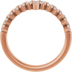 Accented Double-Row Engagement Ring or Band