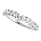 Accented Double-Row Engagement Ring or Band