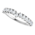 Accented Double-Row Engagement Ring or Band