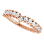 Accented Double-Row Engagement Ring or Band