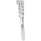 Accented Double-Row Engagement Ring or Band