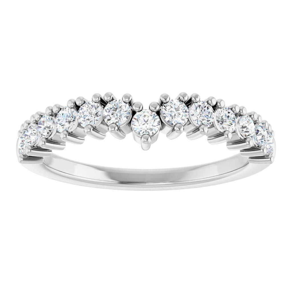 Accented Double-Row Engagement Ring or Band