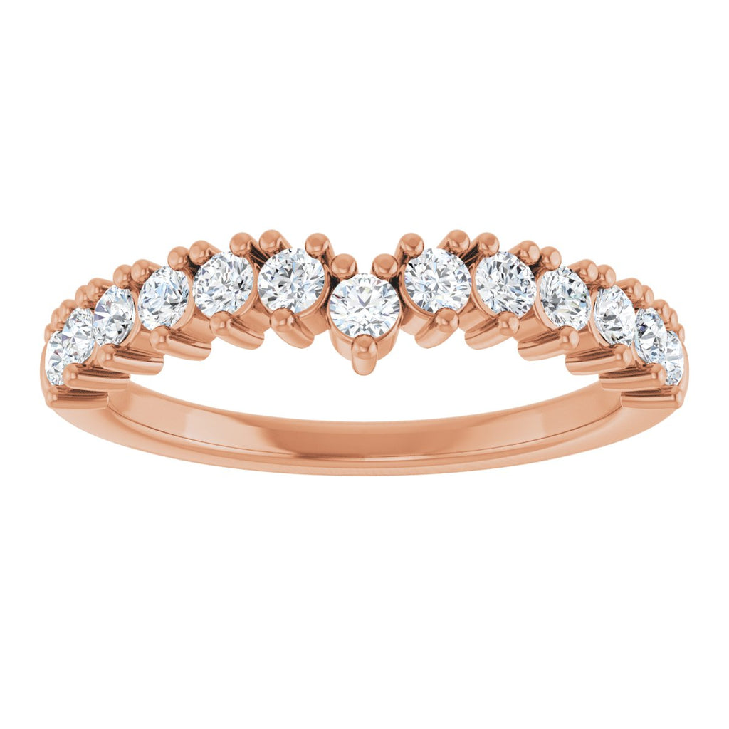 Accented Double-Row Engagement Ring or Band