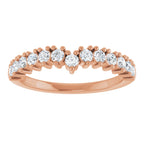 Accented Double-Row Engagement Ring or Band